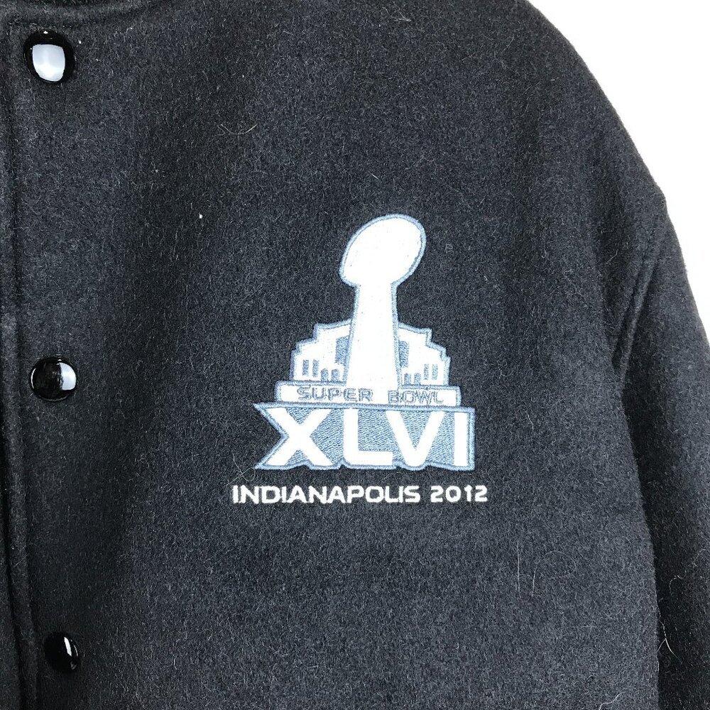 Men's Colts Wool Varsity Jacket Superbowl 2006 Size L